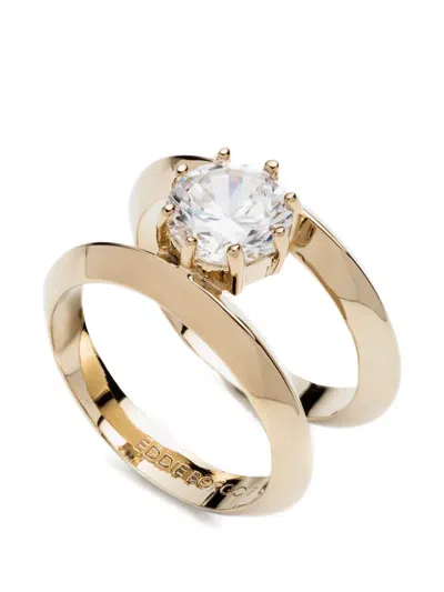 Eddie Borgo Estate Solitaire Ring In Gold