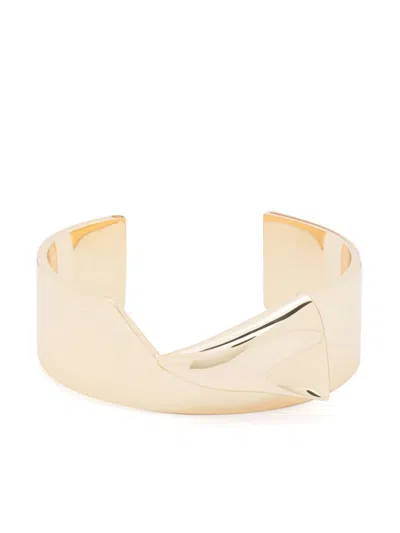 Eddie Borgo Folded Bracelet In Gold