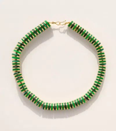 Eddie Borgo Gold-plated Jade And Malachite Lenox Necklace In Multi
