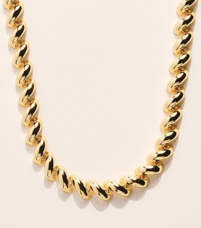 Eddie Borgo Gold-plated Torsade Chain Necklace In Pattern