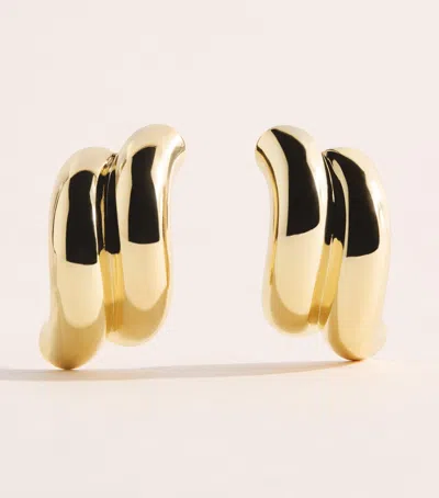 Eddie Borgo Gold-plated Torsade Stud Earrings