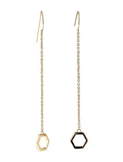 Pre-owned Eddie Borgo Halo Drop Earrings In Multi