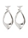 Eddie Borgo Kerchief Earrings In Silver