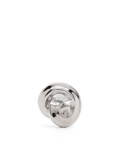 Eddie Borgo Knotted Earrings In Silver