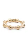 Eddie Borgo Large Bambu Link Bracelet In Gold