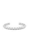 Eddie Borgo Large Pyramid Cuff In Silver