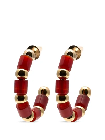 Eddie Borgo Marcy Hoop Earrings In Gold