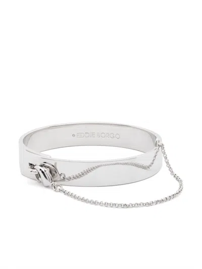 Eddie Borgo Medium Safety Chain Bracelet In Silver