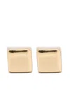 Eddie Borgo Mini Cube Earrings In Gold