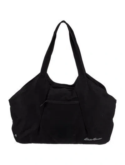Pre-owned Eddie Borgo Nylon Shoulder Bag In Black