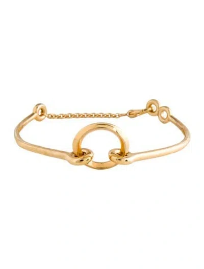 Pre-owned Eddie Borgo O Ring Choker, 13" In Multi
