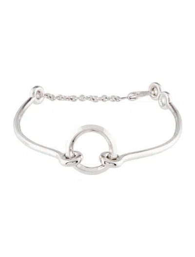 Pre-owned Eddie Borgo O Ring Choker Necklace, 13.25" In Multi