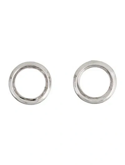 Pre-owned Eddie Borgo O-rings Stud Earrings In Multi