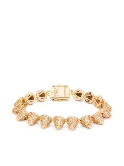 Eddie Borgo Pavé Cone Bracelet In Gold