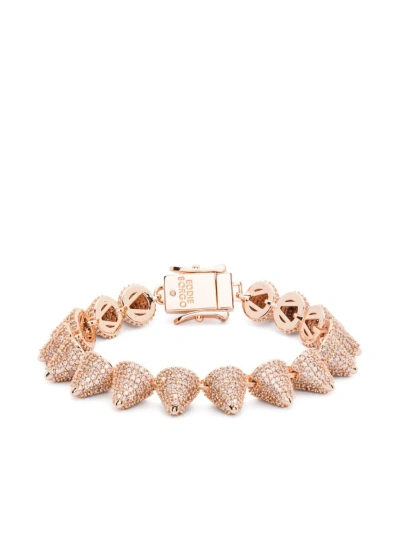 Eddie Borgo Pavé Cone Bracelet In Pink