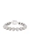 Eddie Borgo Pavé Cone Bracelet In Silver