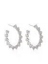Eddie Borgo Pavé Cone Earrings In 银色