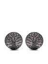 Eddie Borgo Pavé Cone Stud Earrings In Grey