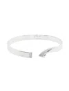 Eddie Borgo Pavé Folded Collar In Silver