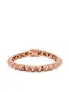 Eddie Borgo Pavé Pyramid Bracelet In Pink