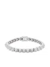 Eddie Borgo Pavé Pyramid Bracelet In Silver