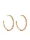 Eddie Borgo Pavé Pyramid Earrings In 金色