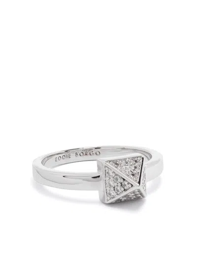 Eddie Borgo Pavé Pyramid Ring In Silver