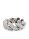 Eddie Borgo Pavé Rope Bracelet In 银色