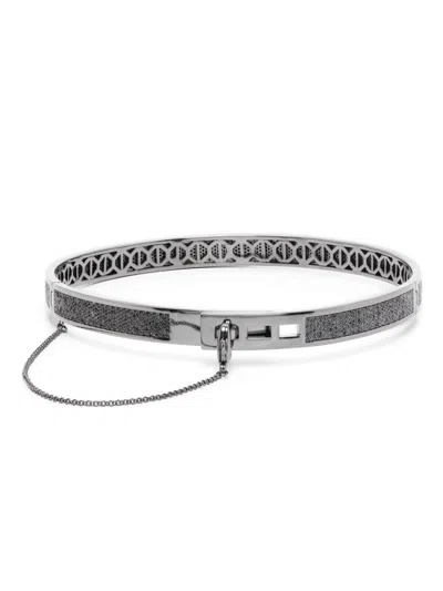 Eddie Borgo Pavé Safety Chain Choker In Black