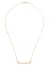 Eddie Borgo Pavé Safety Chain Necklace In Gold