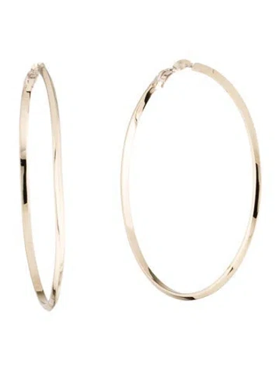 Pre-owned Eddie Borgo Peaked Hoop Earrings In Multi