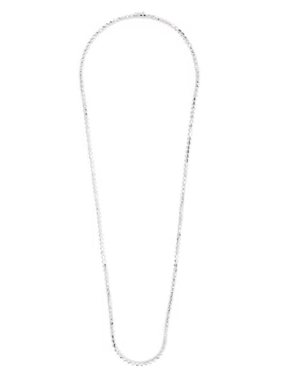 Eddie Borgo Pyramid Necklace In Silver