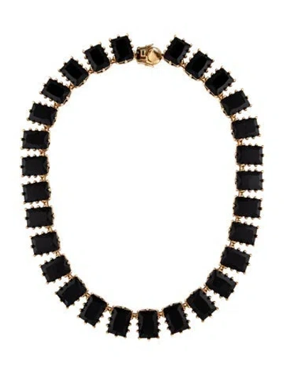 Pre-owned Eddie Borgo Rectangle Estate Collar Necklace, 20.5" In Multicolor