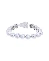 Eddie Borgo Rhodium Plated Dome Link Bracelet