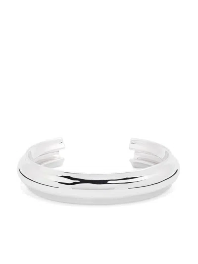 Eddie Borgo Ripple Bracelet In Silver