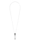 Eddie Borgo Ripple Pendant Necklace In Silver