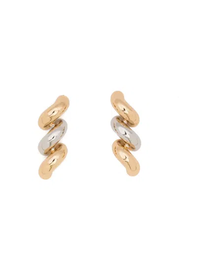 Eddie Borgo Rope Drop Earrings In Gold