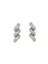 Eddie Borgo Rope Drop Earrings In Silver
