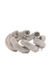 Eddie Borgo Rope Pavé Bracelet In Gray
