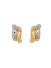 Eddie Borgo Rope Stud Earrings In Gold