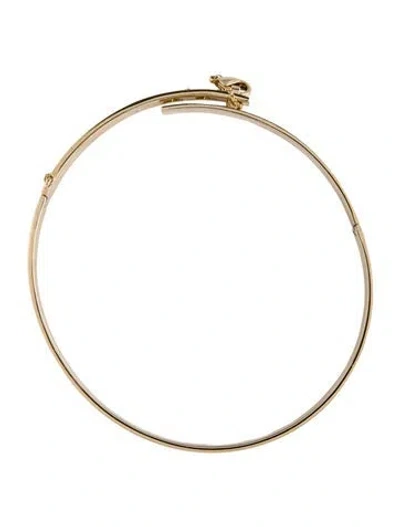 Pre-owned Eddie Borgo Safety Chain Choker, 14" In Multi