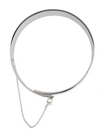 Pre-owned Eddie Borgo Safety Chain Choker, 4.5" In Multi