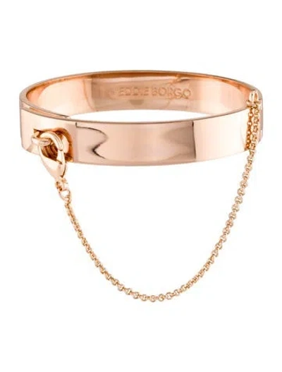 Pre-owned Eddie Borgo Safety Chain Cuff, 6.5" In Multi