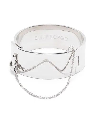 Eddie Borgo Safety Chain Cuff In Silver