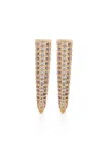 Eddie Borgo Small Pavé Spike Earrings In Gold