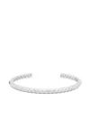 Eddie Borgo Small Pyramid Cuff In Silver