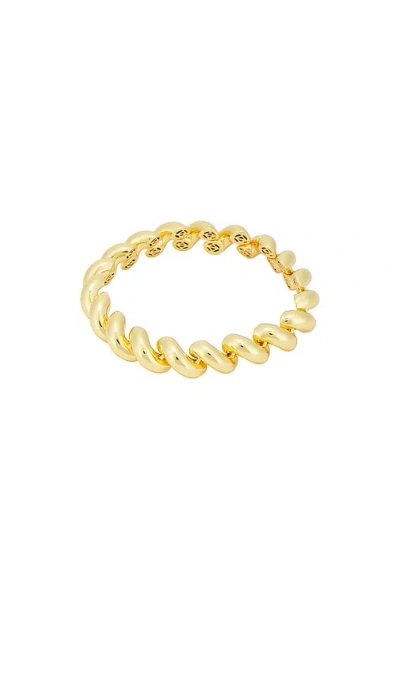 Eddie Borgo Small Rope Bracelet In Gold