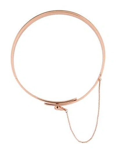 Pre-owned Eddie Borgo Small Safety Choker Necklace, 14" In Multi