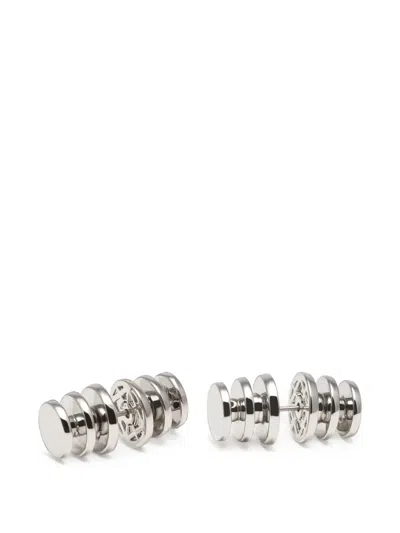 Eddie Borgo Step Stud Earrings In Yellow