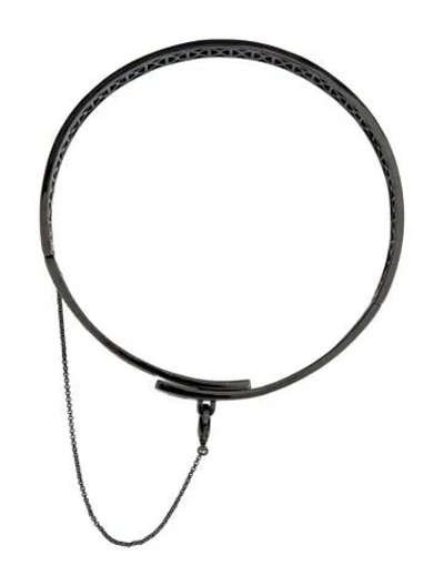 Pre-owned Eddie Borgo Stone Lariat Necklace, 12" In Multi